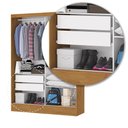 Ver imagem 6 de Guarda-Roupa Belem Plus 2 Portas de Correr 2 Gavetas com Espelho