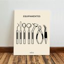 Ver imagem 4 de Kit3 Quadro Decorativo Odontologia Consultório Moderno Dente Qualidade Premium 28x20cm