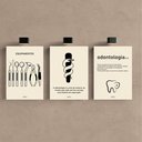 Ver imagem 2 de Kit3 Quadro Decorativo Odontologia Consultório Moderno Dente Qualidade Premium 28x20cm