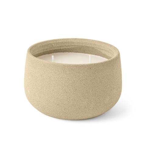 Vela com Suporte em Cerâmica 13x8cm Mart