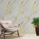 Ver imagem 3 de Papel de Parede Mármore Branco com Dourado 02-60x300cm