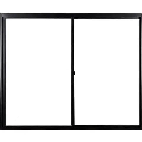 Vitro de Aluminio 2 Folhas sem Grade Linha Leve:1,00 X 1,20/preto