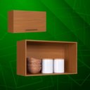 Ver imagem 5 de Kit de Cozinha Cristal 11 Portas Freijo com Camurca