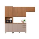 Ver imagem 1 de Kit de Cozinha Cristal 11 Portas Freijo com Camurca