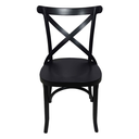 Ver imagem 1 de Cadeira Katrina Assento Maciço Preto