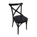 Ver imagem 2 de Cadeira Katrina Assento Maciço Preto