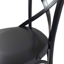 Ver imagem 5 de Cadeira Katrina Assento Maciço Preto