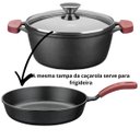 Ver imagem 3 de Caçarola Frigideira Ferro Fundido Panela Fogão e Forno