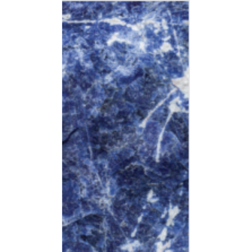 Placa Resina Imitação de Pedra Mármore Formix 3d - Sodalite Blue:2,0 X 1,0m - Fosco - 2