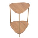 Ver imagem 6 de Mesa Lateral Organica Pe Metal Dourado Hanover 28016 Artesano Hanover Dourado
