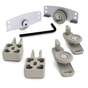 Sistema Deslizante Ro 69 (50 Kg) com Guia 4002 Embutido para 01 Porta Rometal 01 Kit