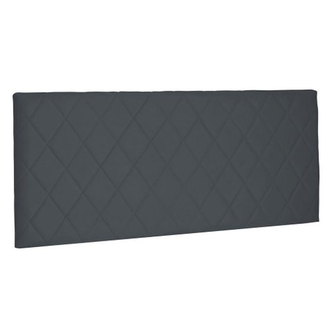 Cabeceira Painel Cama Box Casal Esmeralda 140cm Cinza