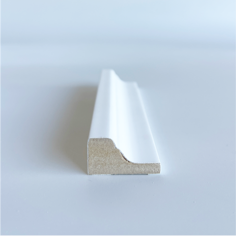 Boiserie MDF Branco 3cm Adorno Deslocado 7,36m
