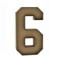 Ver imagem 1 de Número 6 Letra Caixa Grande Mdf 90cm de Altura Decoração