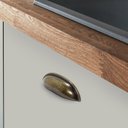 Ver imagem 5 de Puxador Concha Meia Lua Ouro Envelhecido 10 Unidades