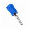 Terminal Pino Agulha Pre Isolado 1,5mm a 2,5mm Azul 100un - 5