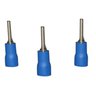Terminal Pino Agulha Pre Isolado 1,5mm a 2,5mm Azul 100un - 4