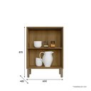 Ver imagem 5 de Kit para Lavanderia Aéreo 1p e Balcão 1p 600 Esmeralda:branco