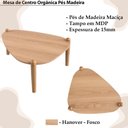 Ver imagem 5 de Mesa de Centro Organica Pes Madeira Hanover 28011 Artesano Hanover