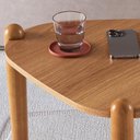 Ver imagem 2 de Mesa de Centro Organica Pes Madeira Hanover 28011 Artesano Hanover