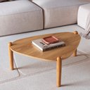 Ver imagem 6 de Mesa de Centro Organica Pes Madeira Hanover 28011 Artesano Hanover
