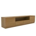 Ver imagem 2 de Rack para TV até 85 Polegadas MDF 200cm Portas 2 Gavetas Liz Yescasa Marrom Carvalho