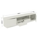 Ver imagem 3 de Rack para TV até 85 Polegadas MDF 200cm Portas 2 Gavetas Liz Yescasa Marrom Carvalho