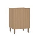 Ver imagem 1 de Balcão de Cozinha 60cm 2 Portas sem Tampo Slim Luciane Móveis