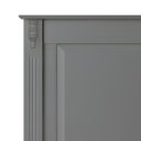 Ver imagem 3 de Cama Solteiro Madeira Pés Luiz Xv 60836 Hannover Linz Móveis - Cinza