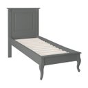 Ver imagem 2 de Cama Solteiro Madeira Pés Luiz Xv 60836 Hannover Linz Móveis - Cinza