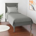 Ver imagem 1 de Cama Solteiro Madeira Pés Luiz Xv 60836 Hannover Linz Móveis - Cinza