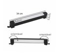 Ver imagem 2 de Kit 3 Luminária Led Difusa Linear para Trilho 20w Preto