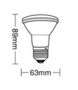 Ver imagem 4 de Lampada Led 7w Par20 E27 Branco Quente 2700k Bivolt