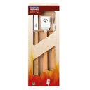 Ver imagem 3 de Jogo P/ Churrasco 3pçs Inox e Madeira Tramontina 26499/035