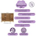 Ver imagem 2 de Berço Americano 3 em 1 com Colchão Incluso e Cômoda 2 Portas 4 Gavetas Allegra Multimóveis