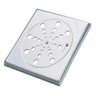 Ralo Grelha Inox para Banheiro Quadrado 15x15 com Fecho - 2