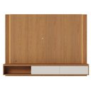 Ver imagem 5 de Painel para TV 75 pol Bancada Suspensa LED Horebe C04 Freijó Off White Matte - Lyam Decor