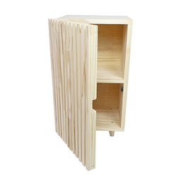 Armarinho Blumenau 65x35x33 em Madeira de Pinus - Natural - 6