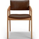 Ver imagem 7 de Cadeira para Sala de Jantar Estar Living Giorgia B04 Couríssimo Marrom - Lyam Decor