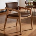 Ver imagem 4 de Cadeira para Sala de Jantar Estar Living Giorgia B04 Couríssimo Marrom - Lyam Decor