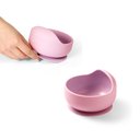 Ver imagem 1 de Bowl Alimentação Infantil Bebê C/ Ventosa Antiderrapante Rosa