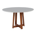 Ver imagem 2 de Mesa de Jantar Gold Redonda Fastsofa14ast 1,20 Branco