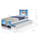 Ver imagem 2 de Bi Cama Juvenil Zap com Cabeceira Astronauta