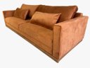 Ver imagem 2 de Sofá Chesterfield London 2,30m Suede Terracota