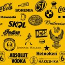 Ver imagem 1 de Papel de Parede Temático Área Gourmet Amarelo - 2,50x0,50m