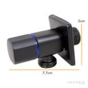 Ver imagem 6 de Ducha Higiênica Completa Quadrada Black Luxo Universal Rdx