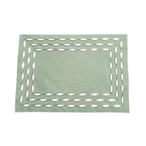 Kit Jogo Americano 2 Unidades Auguri Casa Olea Pistache 35cm X 50cm