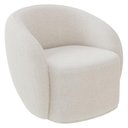 Ver imagem 4 de Sofá 3 Lugares Living 180cm e 1 Poltrona Giratória Garbin K04 Bouclê Bege - Mpozenato