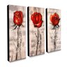 Quadros De Pintura Rosas Vermelhas 105x40cm-1532 - 4