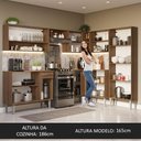 Ver imagem 6 de Armário de Cozinha Completa de Canto 417cm Rustic Emilly Madesa 02